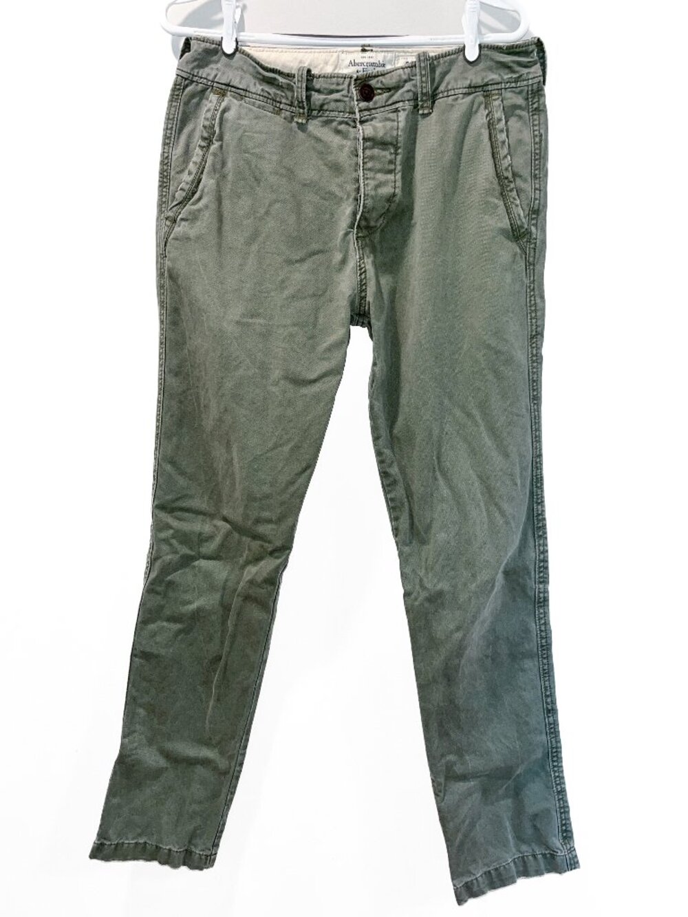 Abercrombie & Fitch Green Chino Pants 32x34